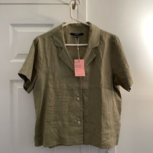 Quince 100% European Linen Short Sleeve Shirt
